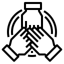 Partnership Whit The Customer Icon