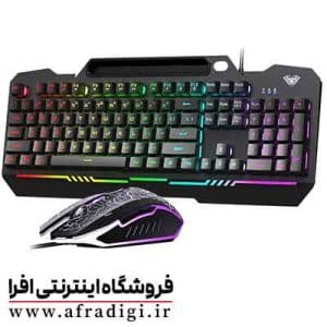 کیبورد و موس گیمینگ سیم دار AULA T102