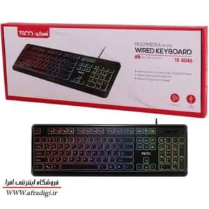 کیبورد سیم دار TSCO 8046 RGB