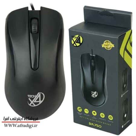 موس سیم دار X4TECH 750