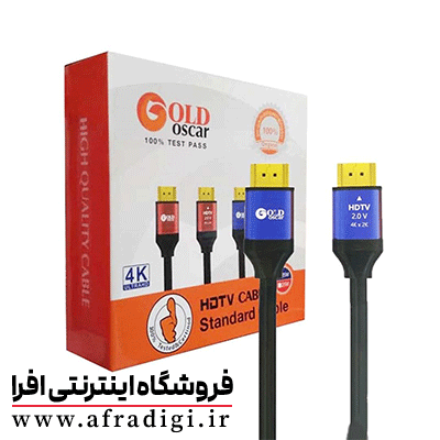 کابل HDMI 10M 4K GOLD OSCAR