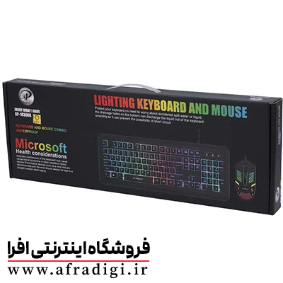 کیبورد و ماوس سیم دار گیمینگ XP 11300N