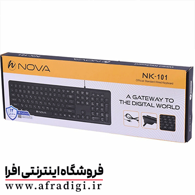 کیبورد سیم دار NOVA NK-101