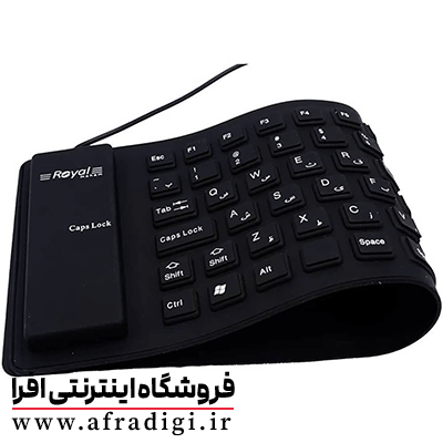 کیبورد ژله ای سیم دار FLIXIBLE RK-700 ROYAL - تصویر 5