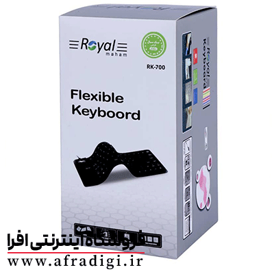 کیبورد ژله ای سیم دار FLIXIBLE RK-700 ROYAL - تصویر 4