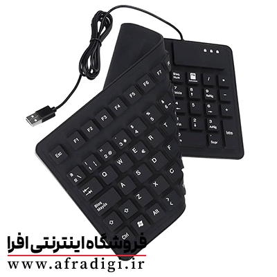 کیبورد ژله ای سیم دار FLIXIBLE RK-700 ROYAL - تصویر 3